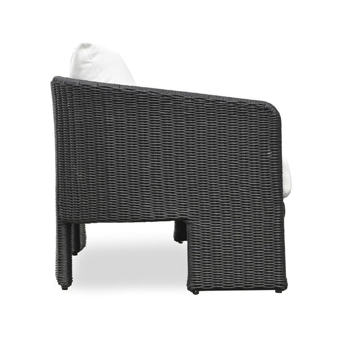 Alexa 80" Rattan Performance Fabric Outdoor Sofa - Dream Home Furniture & Mattress (Waite Park, MN)