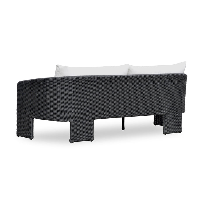 Alexa 80" Rattan Performance Fabric Outdoor Sofa - Dream Home Furniture & Mattress (Waite Park, MN)