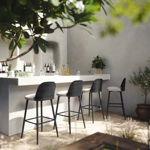 Alexa Performance Fabric Outdoor Stool - Dream Home Furniture & Mattress (Waite Park, MN)