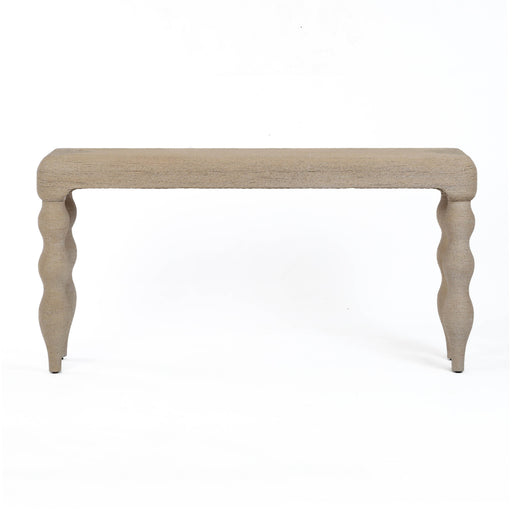 Vicky 68" Natural Woven Seagrass Console Table - Dream Home Furniture & Mattress (Waite Park, MN)