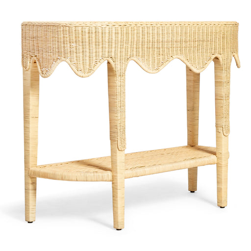 Sally 41" Natural Rattan Console Table - Dream Home Furniture & Mattress (Waite Park, MN)