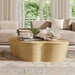 Slab 60" Natural Seagrass Coffee Table - Dream Home Furniture & Mattress (Waite Park, MN)
