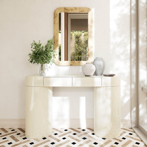 Mira 50" High Gloss Console Table - Dream Home Furniture & Mattress (Waite Park, MN)