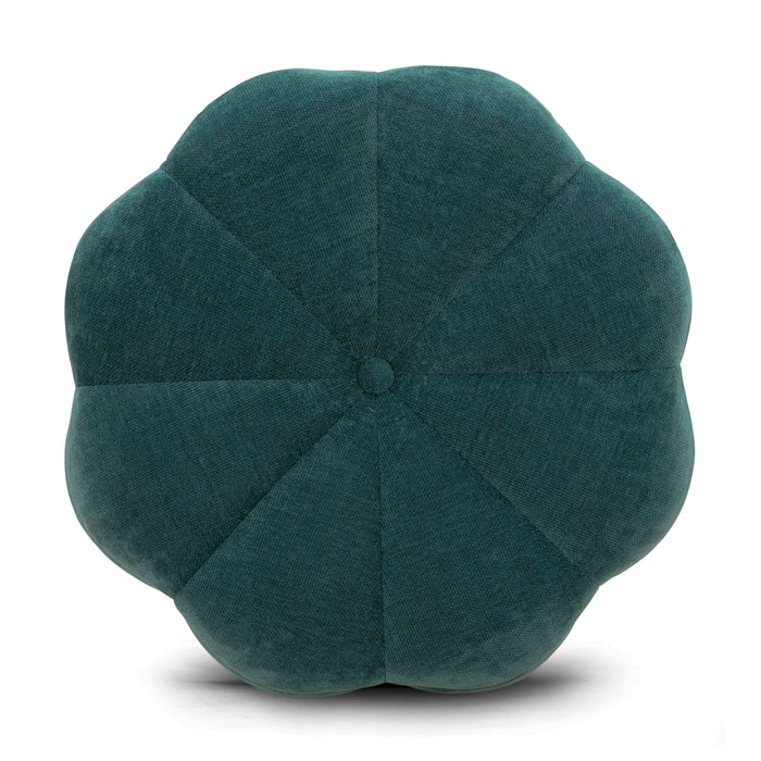 Fleur Textured Performance Velvet Storage Ottoman