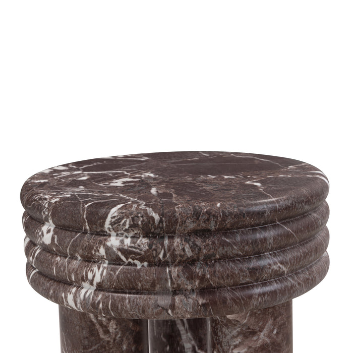 Delta Concrete Indoor/Outdoor Round Side Table
