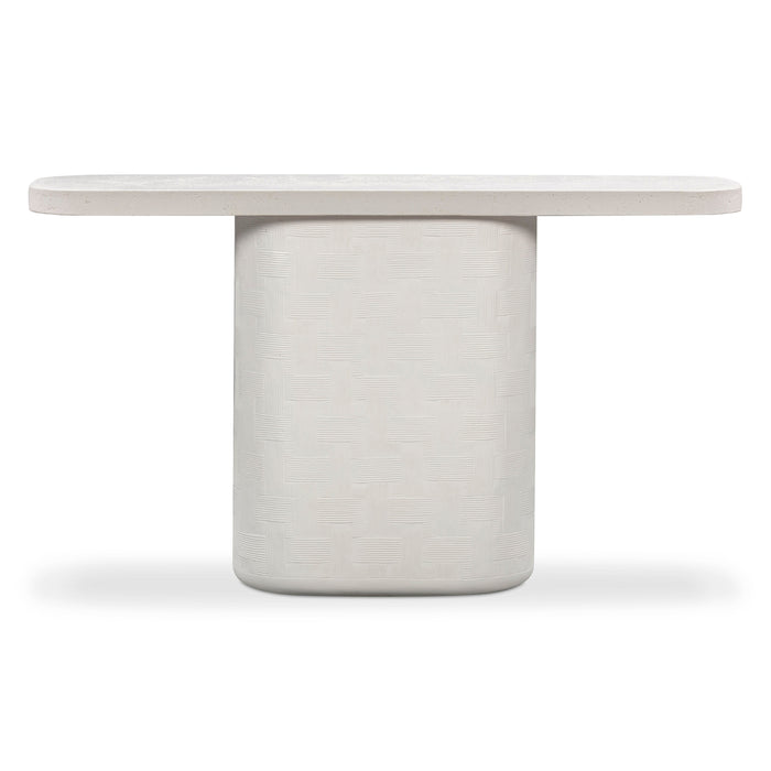 Suraya 55" Indoor/Outdoor Concrete Console Table