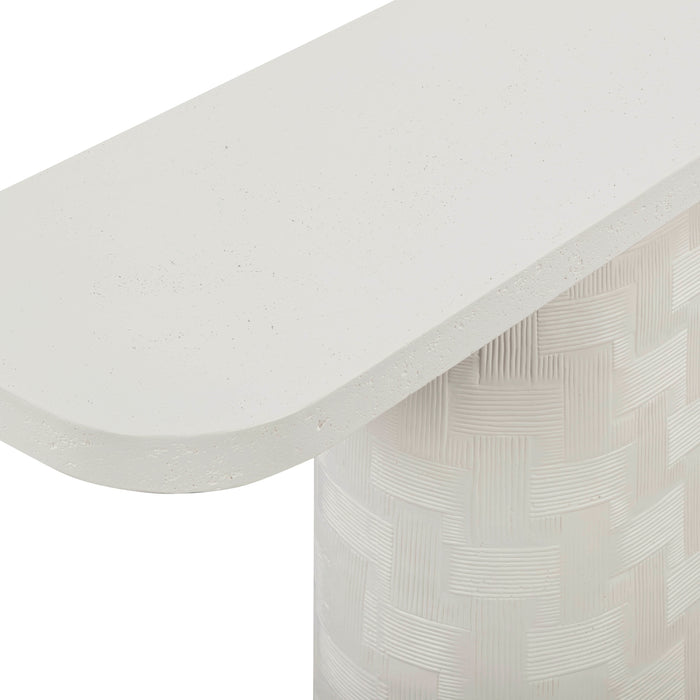 Suraya 55" Indoor/Outdoor Concrete Console Table