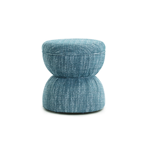 Tomlin Ruched Performance Fabric Game Ottoman - Dream Home Furniture & Mattress (Waite Park, MN)