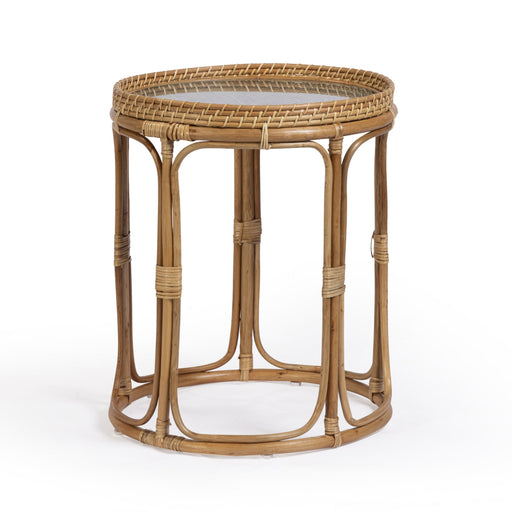 Lindy Rattan Side Table - Dream Home Furniture & Mattress (Waite Park, MN)