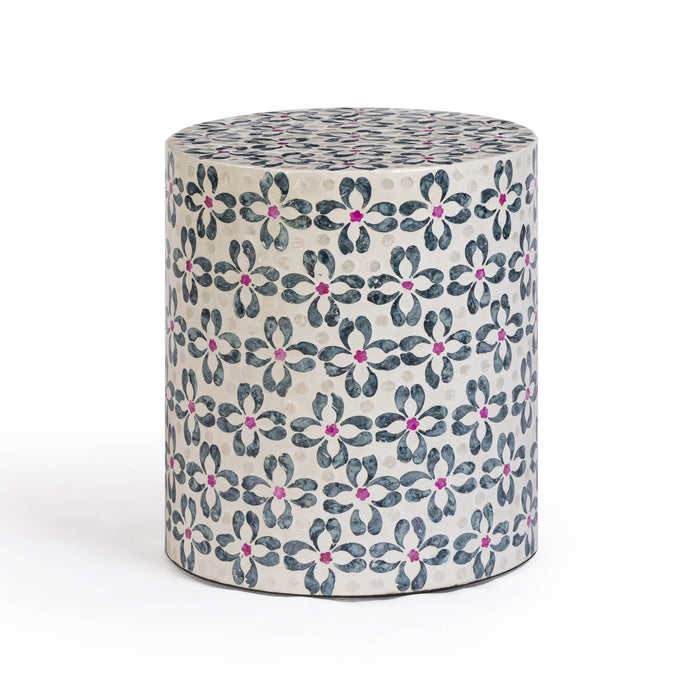 Lorna Capiz Shell Accent Stool