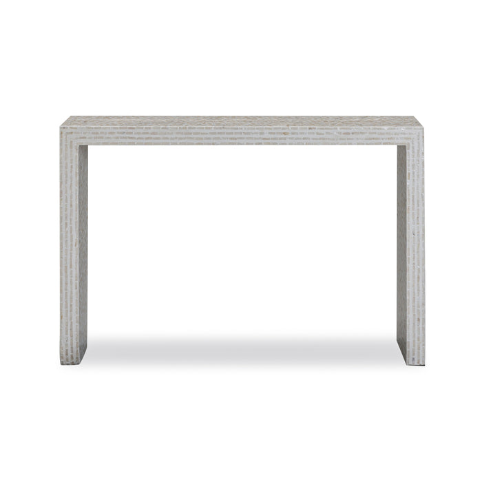Cyprus 47" Cream Capiz Shell Console Table