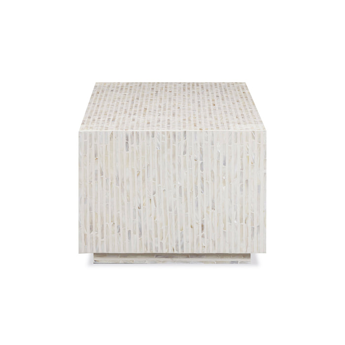 Earl 48" Shell Rectangular Coffee Table
