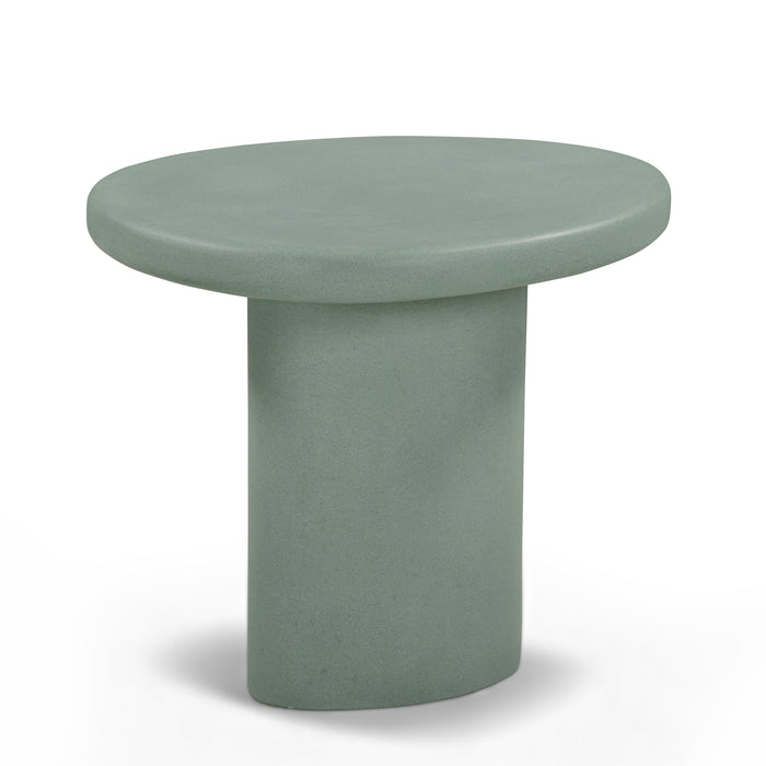 Jade Concrete Indoor/Outdoor Side Table - Dream Home Furniture & Mattress (Waite Park, MN)