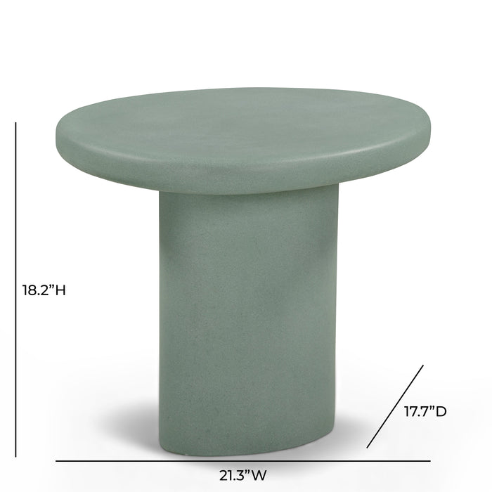 Jade Concrete Indoor/Outdoor Side Table - Dream Home Furniture & Mattress (Waite Park, MN)