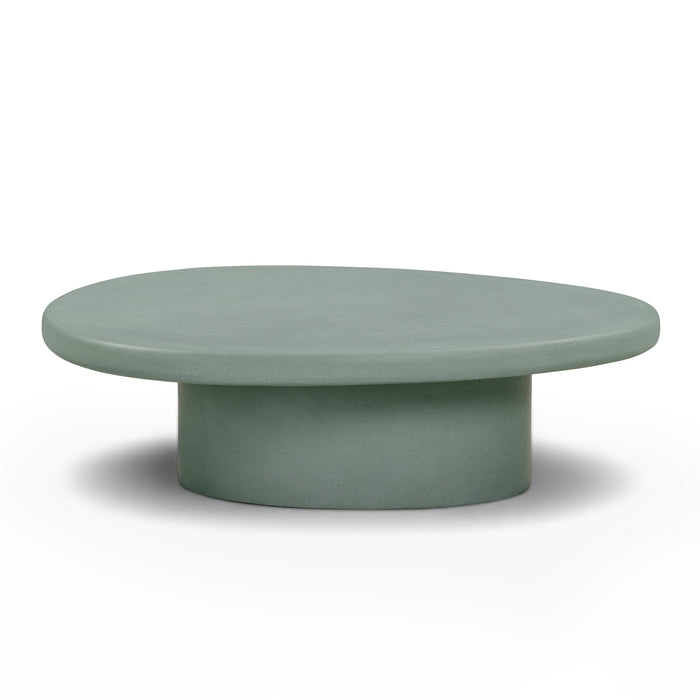Jade Concrete Indoor/Outdoor Coffee Table (28"-34") - Dream Home Furniture & Mattress (Waite Park, MN)