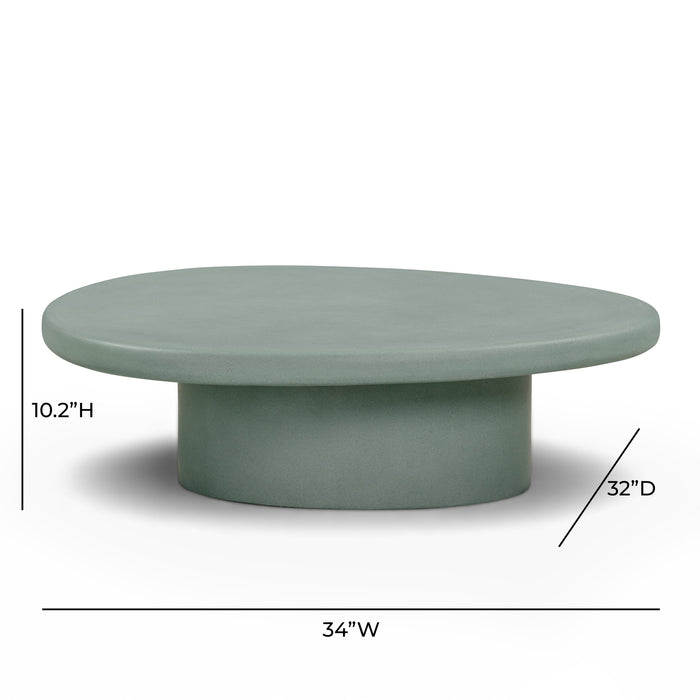 Jade Concrete Indoor/Outdoor Coffee Table (28"-34") - Dream Home Furniture & Mattress (Waite Park, MN)