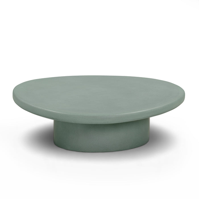 Jade Concrete Indoor/Outdoor Coffee Table (28"-34") - Dream Home Furniture & Mattress (Waite Park, MN)