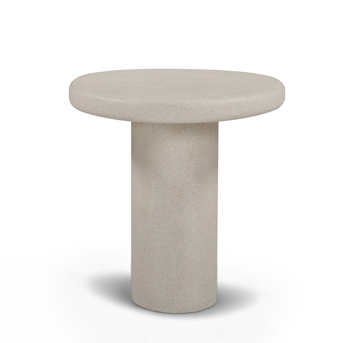 Jade Concrete Indoor/Outdoor Side Table - Dream Home Furniture & Mattress (Waite Park, MN)