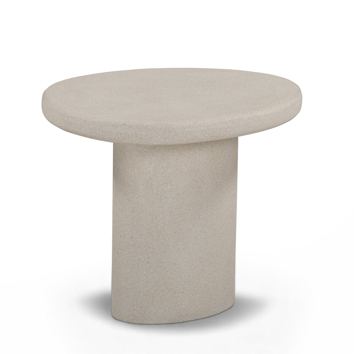 Jade Concrete Indoor/Outdoor Side Table - Dream Home Furniture & Mattress (Waite Park, MN)