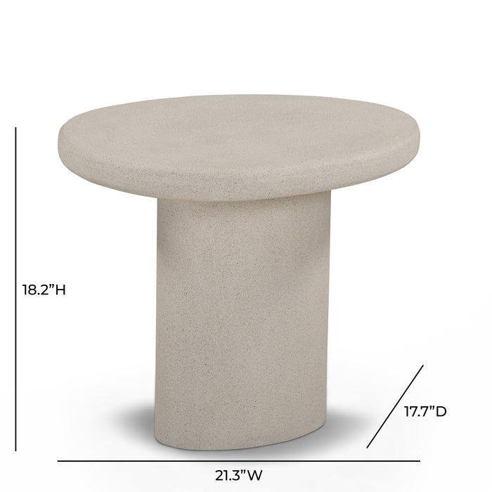 Jade Concrete Indoor/Outdoor Side Table - Dream Home Furniture & Mattress (Waite Park, MN)