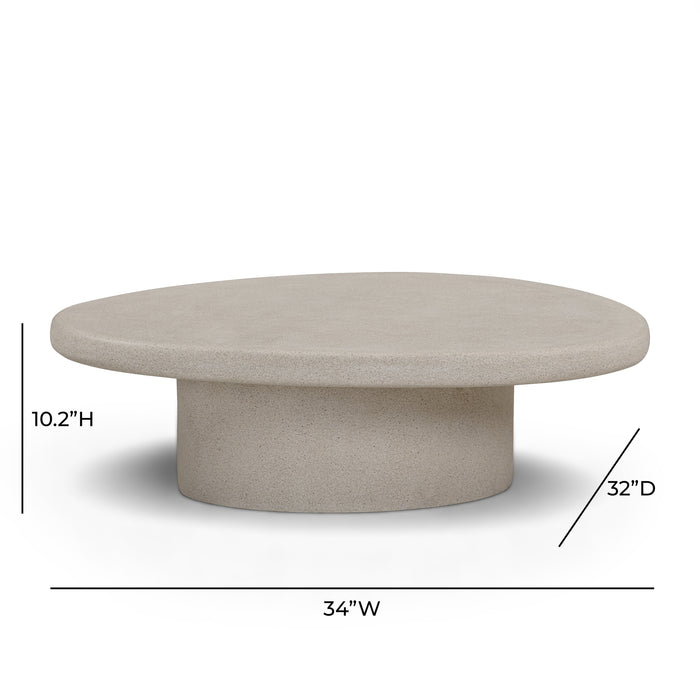 Jade Concrete Indoor/Outdoor Coffee Table (28"-34") - Dream Home Furniture & Mattress (Waite Park, MN)