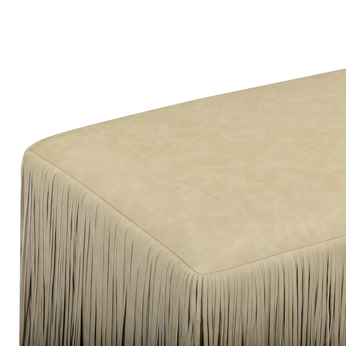 Shag Me 50" Performance Vegan Leather Bench - Dream Home Furniture & Mattress (Waite Park, MN)