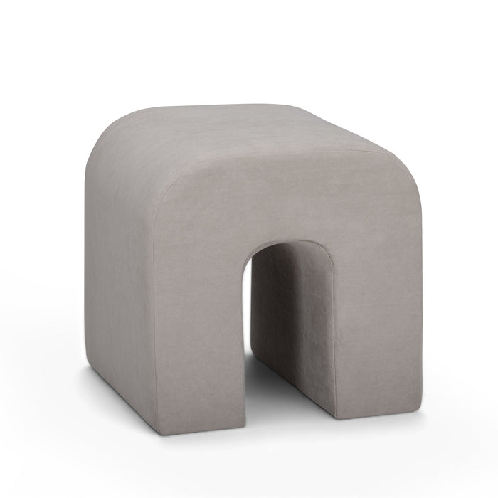 Desi Performance Velvet Ottoman