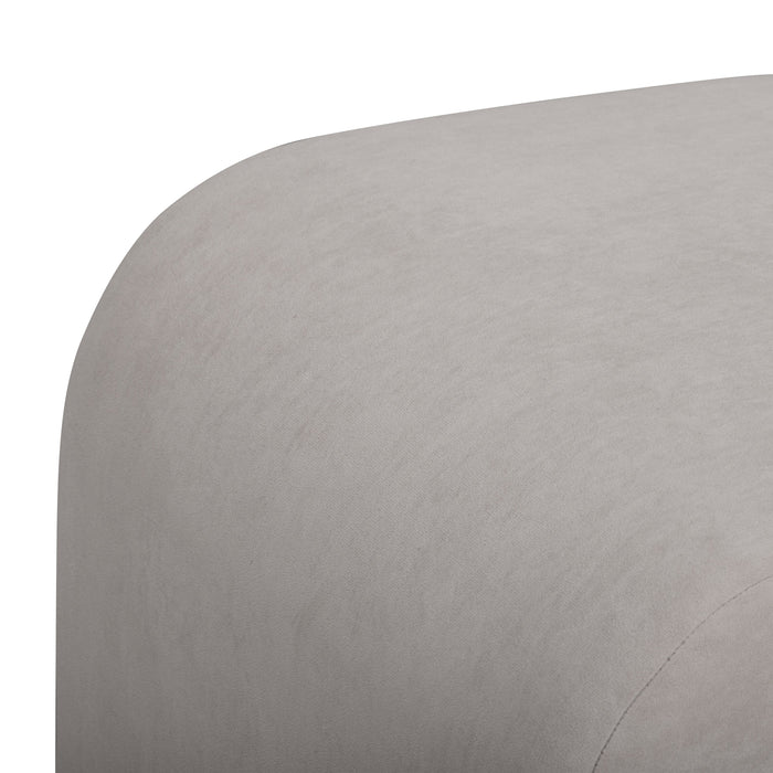 Desi Performance Velvet Ottoman
