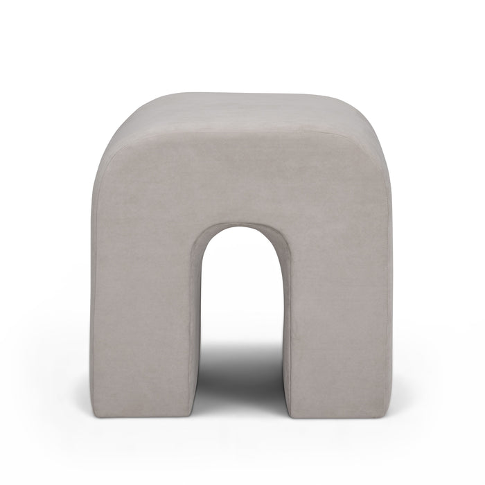 Desi Performance Velvet Ottoman
