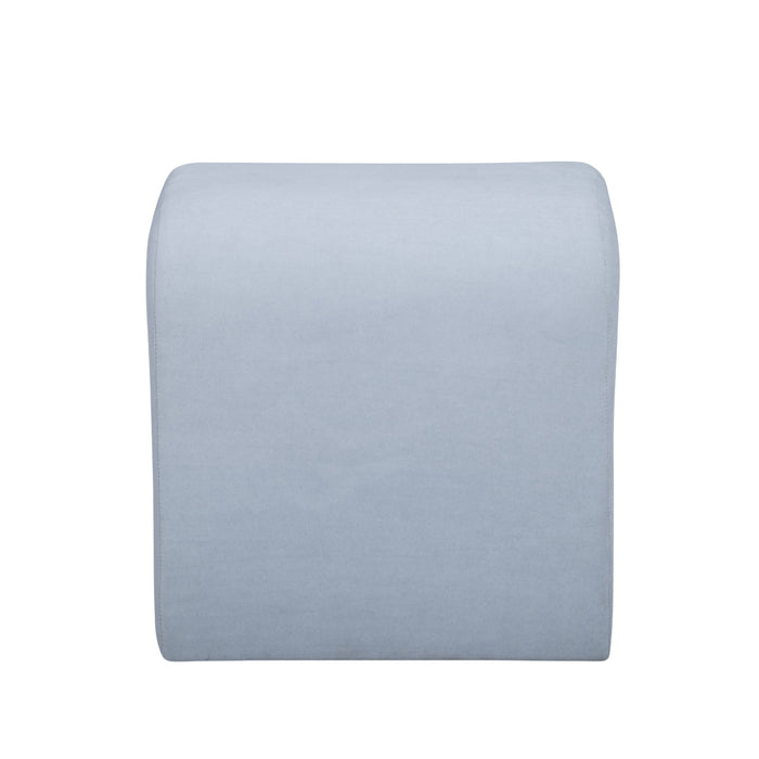 Desi Performance Velvet Ottoman