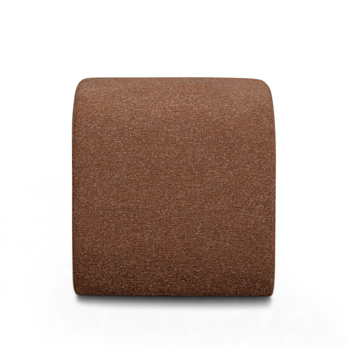 Desi Woven Performance Fabric Ottoman