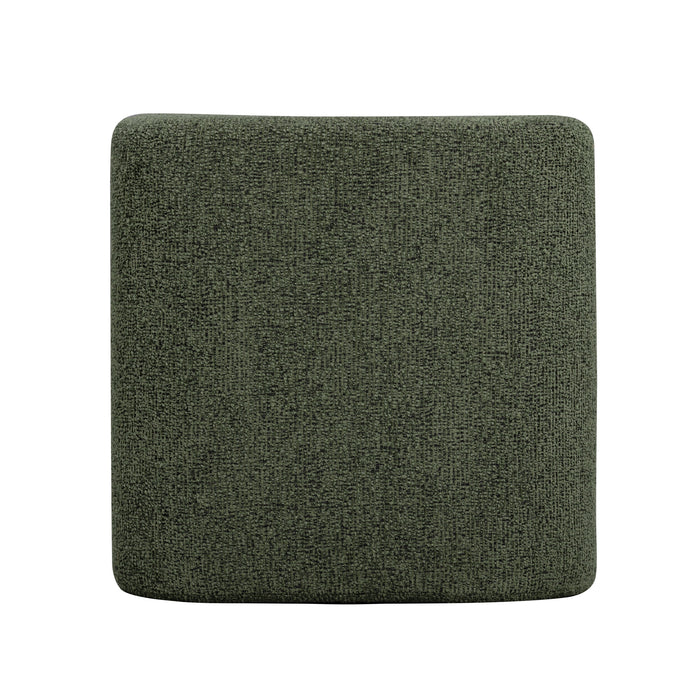 Desi Woven Performance Fabric Ottoman