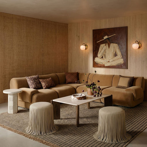 Shag Me Performance Vegan Leather Ottoman - Dream Home Furniture & Mattress (Waite Park, MN)
