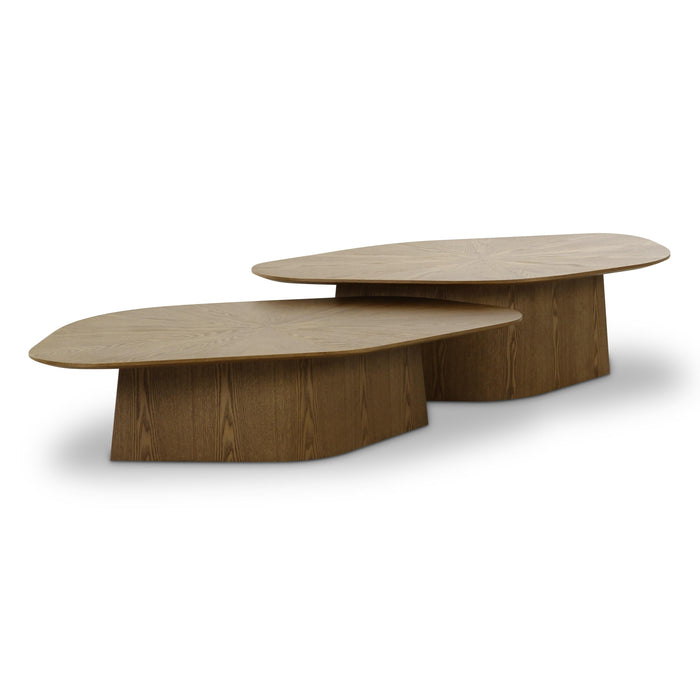 Roche 2-Piece Ash Nesting Coffee Table Set - Dream Home Furniture & Mattress (Waite Park, MN)