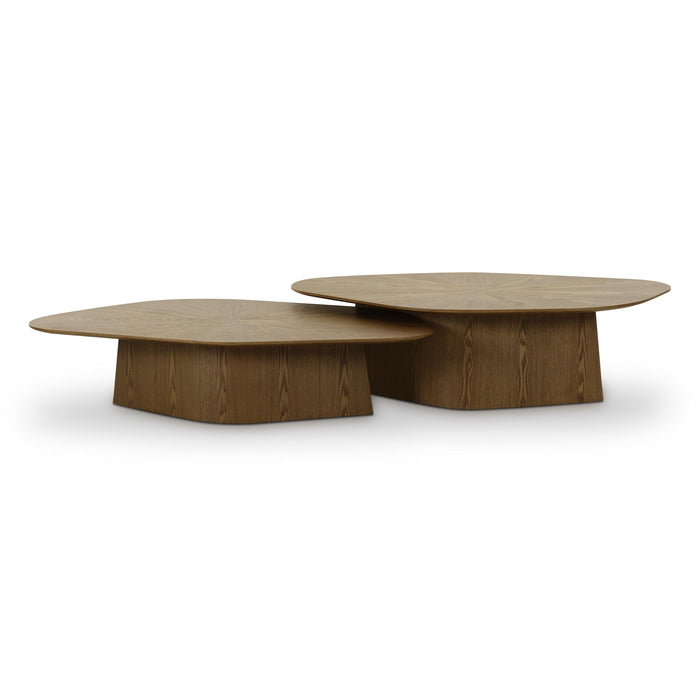 Roche 2-Piece Ash Nesting Coffee Table Set - Dream Home Furniture & Mattress (Waite Park, MN)