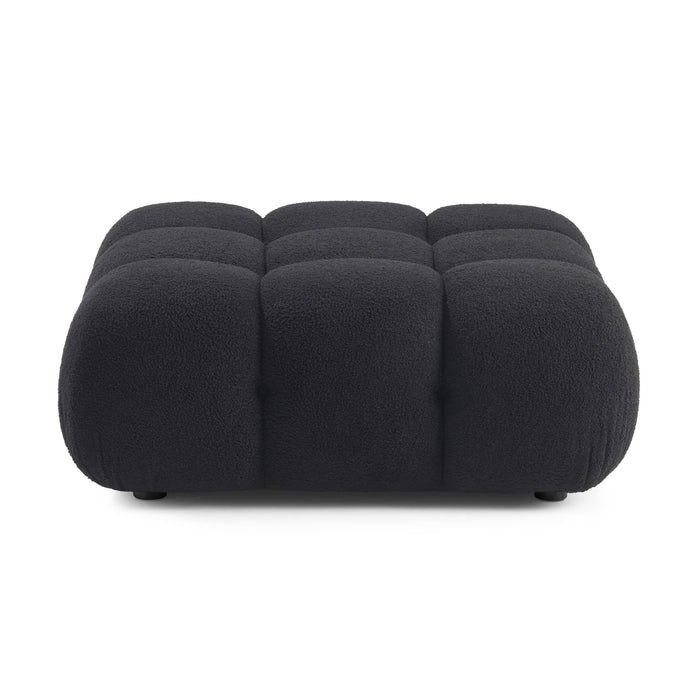 Calliope Performance Vegan Shearling Modular Ottoman
