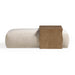 Spencer 54" Performance Basketweave Ottoman with Bridge Table - Dream Home Furniture & Mattress (Waite Park, MN)