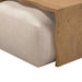 Spencer 54" Performance Basketweave Ottoman with Bridge Table - Dream Home Furniture & Mattress (Waite Park, MN)