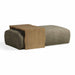 Spencer 54" Performance Basketweave Ottoman with Bridge Table - Dream Home Furniture & Mattress (Waite Park, MN)