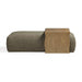 Spencer 54" Performance Basketweave Ottoman with Bridge Table - Dream Home Furniture & Mattress (Waite Park, MN)