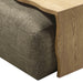 Spencer 54" Performance Basketweave Ottoman with Bridge Table - Dream Home Furniture & Mattress (Waite Park, MN)