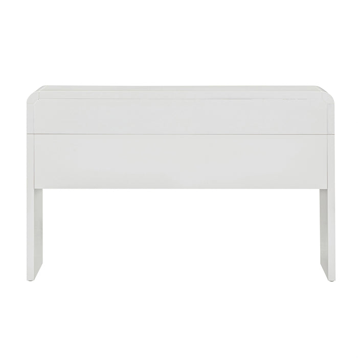Patty 48" Rattan 2-Drawer Console Desk