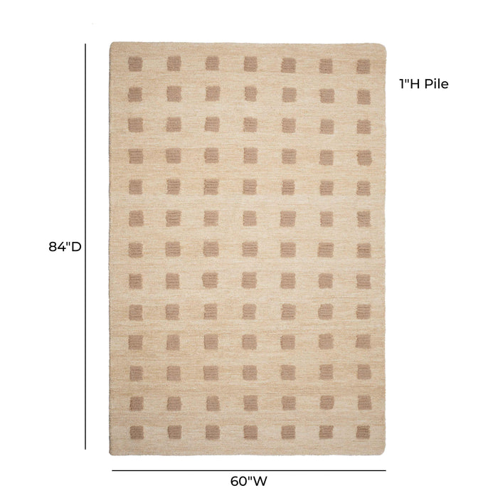 Hari Natural Hand-Tufted Rug - Dream Home Furniture & Mattress (Waite Park, MN)