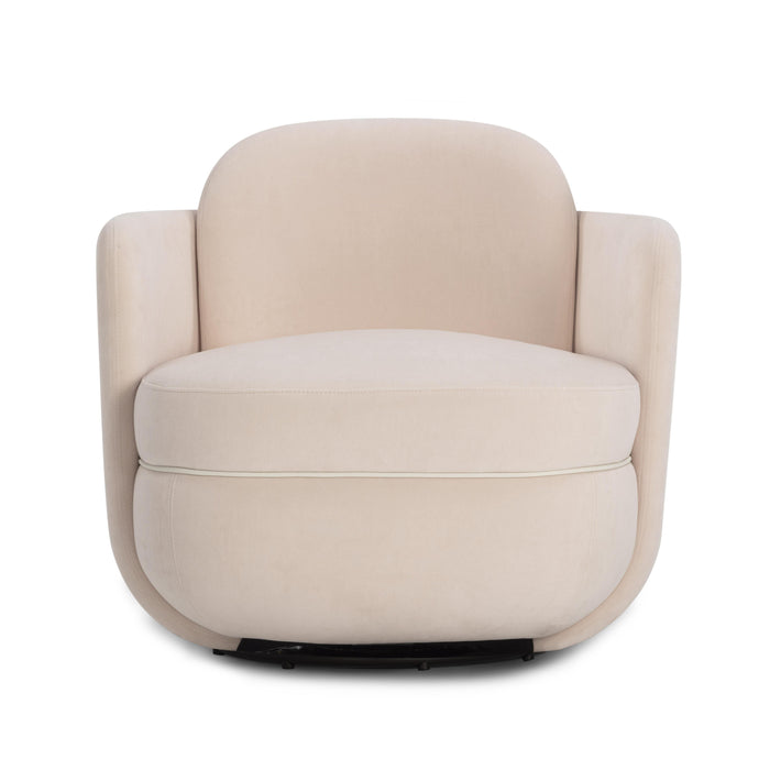 Wolfie Performance Velvet Swivel Accent Chair - Dream Home Furniture & Mattress (Waite Park, MN)