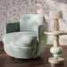 Wolfie Performance Velvet Swivel Accent Chair - Dream Home Furniture & Mattress (Waite Park, MN)