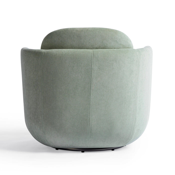Wolfie Performance Velvet Swivel Accent Chair - Dream Home Furniture & Mattress (Waite Park, MN)