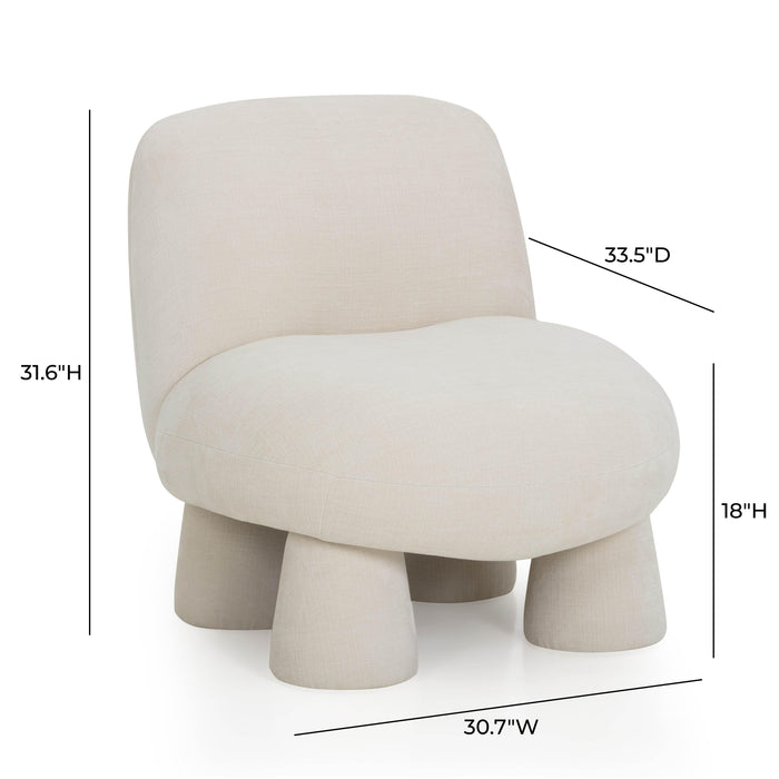 Stomp Upcycled Performance Chenille Accent Chair