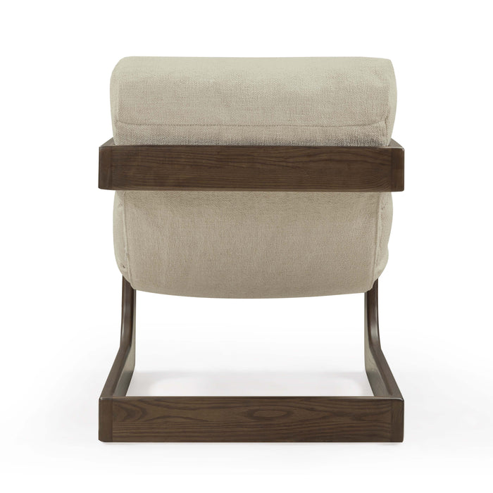 Palma Contract-Grade Textured Weave Fabric Accent Chair