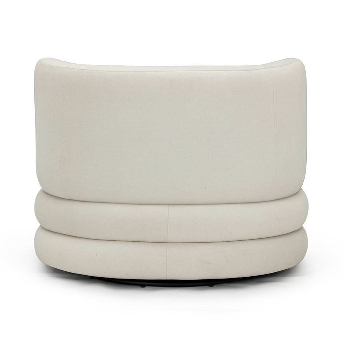 Astor Performance Faux Mohair Swivel Hotel Lounge Chair