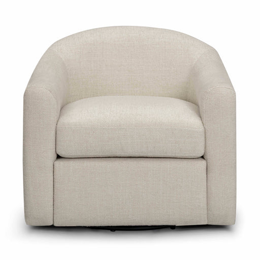 Thao Contract-Grade Basketweave Fabric Swivel Accent Chair - Dream Home Furniture & Mattress (Waite Park, MN)